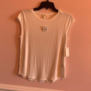 Versatile white Short Sleeve Tee